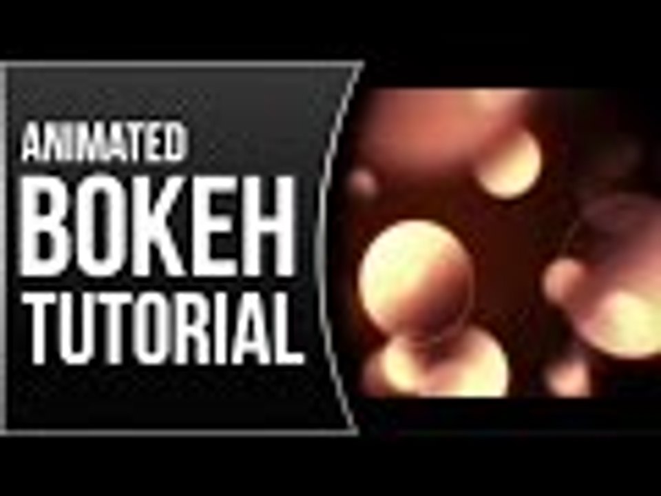 SLEEK Motion Background TUTORIAL │ Create and ANIMATE Bokeh In AFTER EFFECTS!
