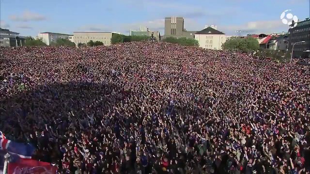 L'hallucinant clapping en Islande !