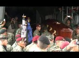 Homenaje de despedida a los 22 militares fallecidos