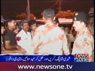 Download Video: D.G.Rangers Sindh inspects markets in Karachi