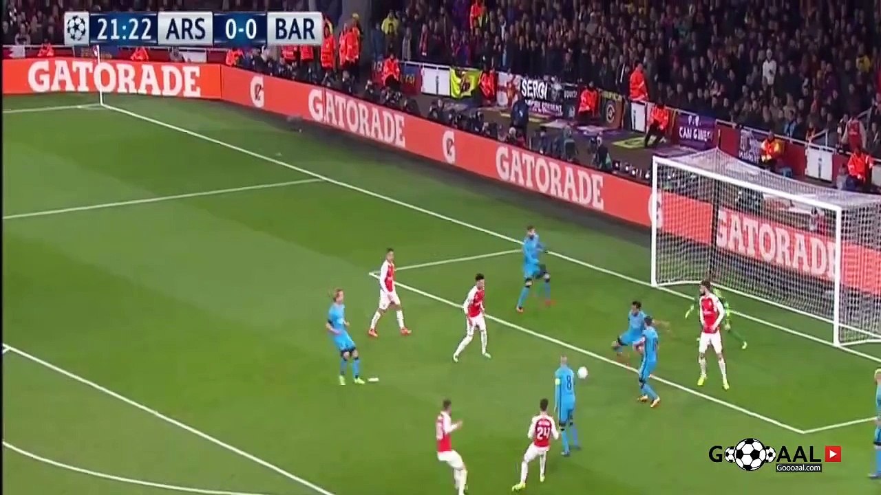 Arsenal 0-2 FC Barcelona - All Goals & Highlights [HD] 23/02/2016