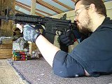 AR-15 shooting Federal .223 100pack ammunition
