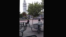 Ferry Building Clock Tower Chimes 10 AM, Downtown San Francisco, California.