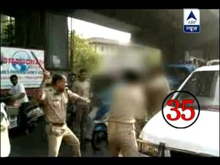 Surat: Video shows IPS officer thrashing purse-snatcher