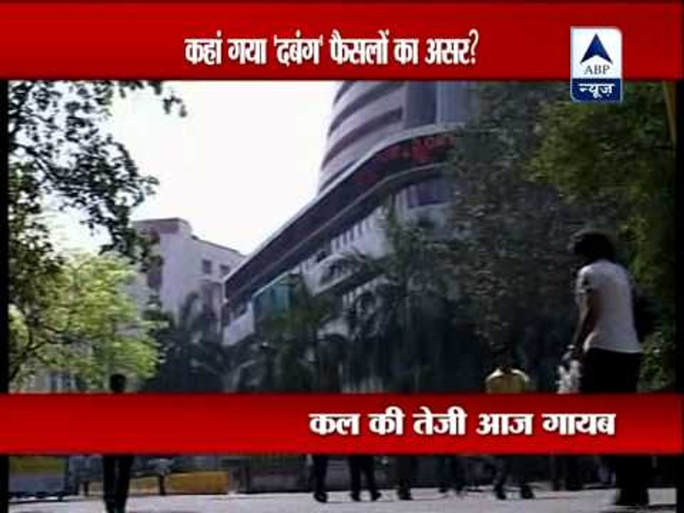 BSE Sensex retreats after holding 19,000-mark