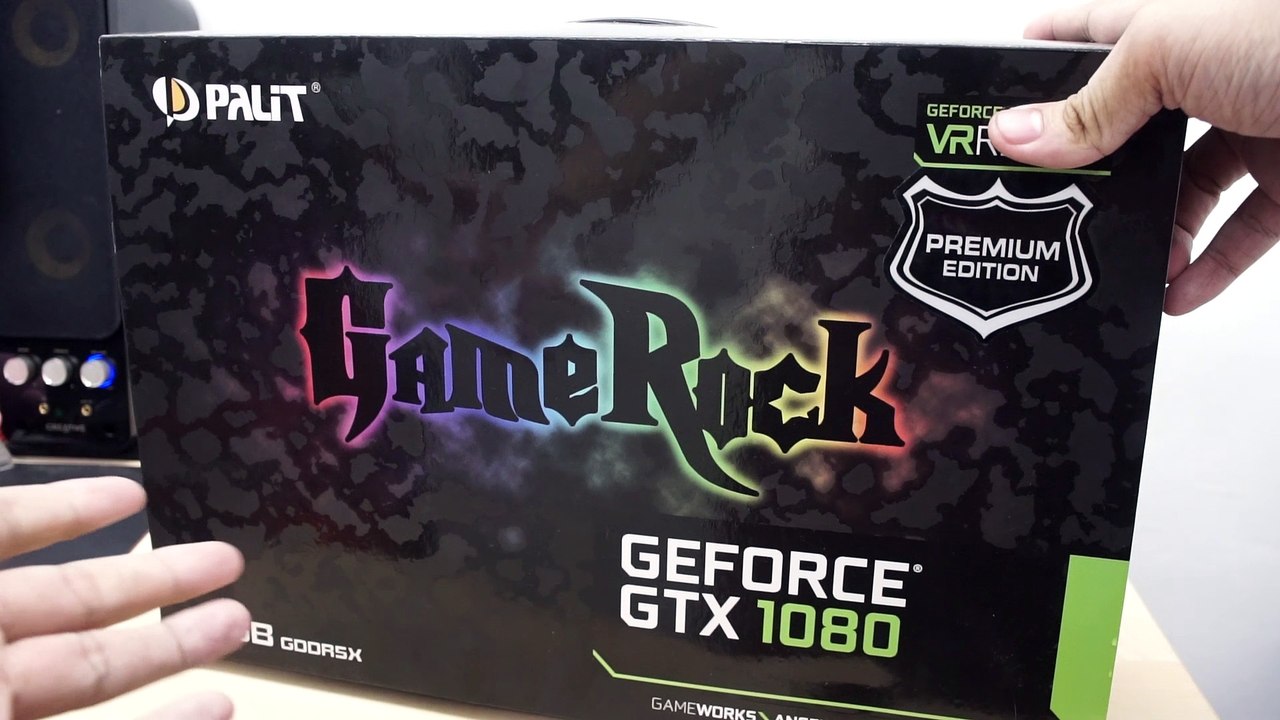 Palit GTX 1080 GameRock Premium Edition 8GB Graphics Card Unboxing and Overview