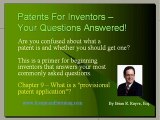 Inventors and Patents-Provisional patent