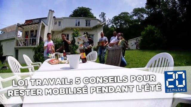 Loi travail: Cinq conseils pour rester mobilisé pendant l'été