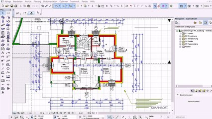 Archicad 17 mehrseitige Listen aufs mehrseitige Layout legen