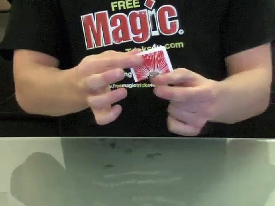 Coin Through Card Magic Trick Revealed