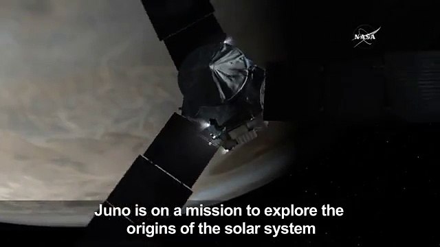 NASA's Juno spacecraft orbits Jupiter, 'king of solar system'