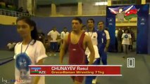 Azeri Güreşçinin Ermeni'yi 23 Saniyede Yenmesi ve İlginç Kutlaması