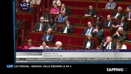 Loi Travail : Manuel Valls annonce le recourt au 49-3, des députés quittent l’Assemblée nationale (Vidéo)