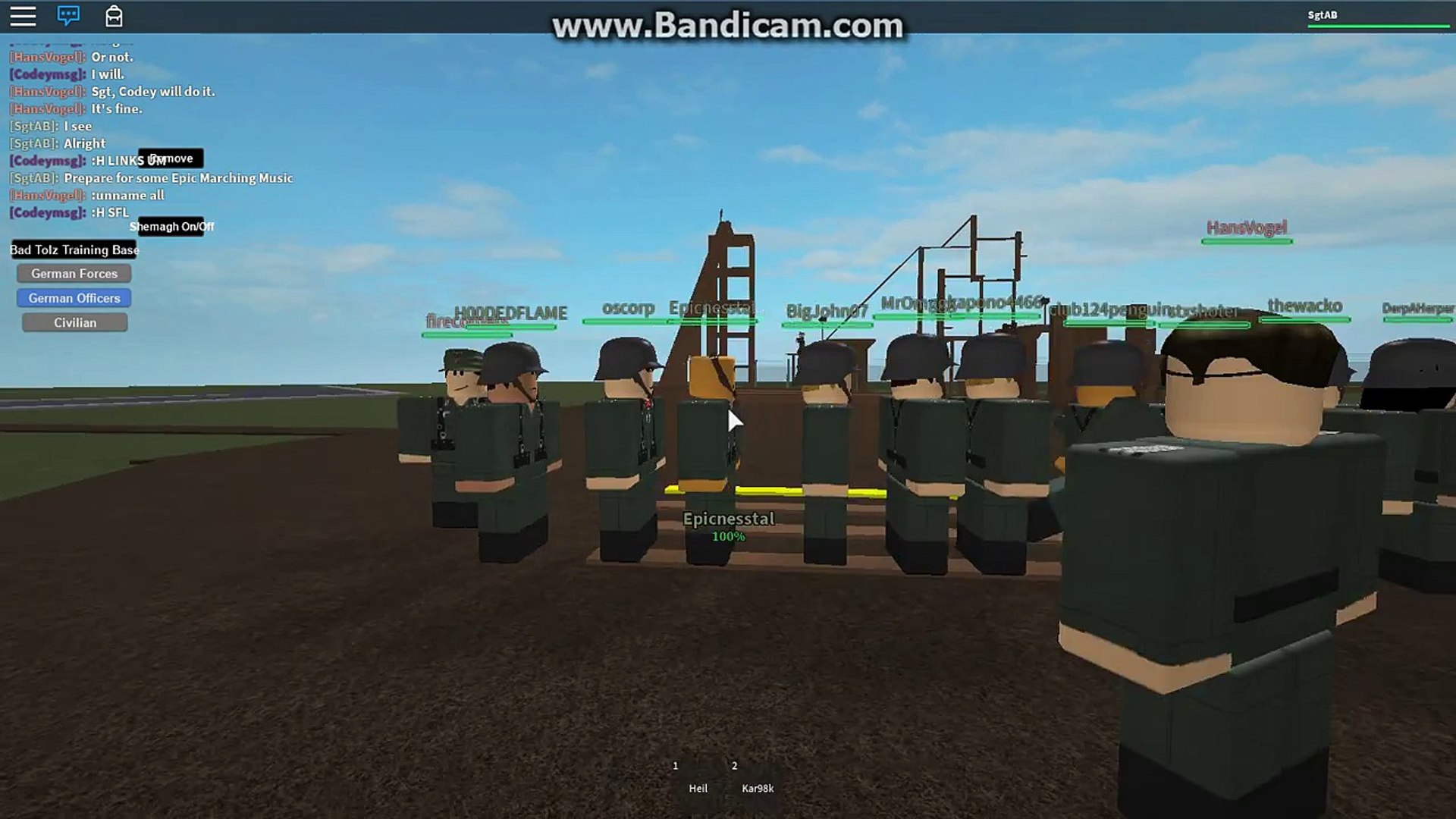 German Forces Roblox Episode 23 Gewehr Rifle Commands Video Dailymotion - hola mex roblox