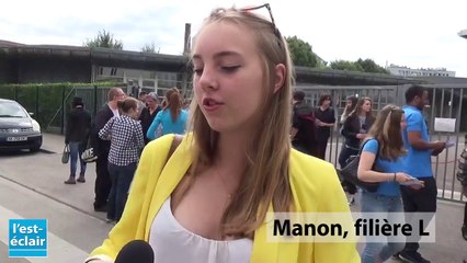 Bac 2016 : les réactions des nouveaux bacheliers aubois