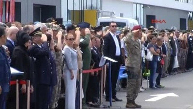 Ordu-Giresun Havalimanı?nda Alucra?da Düşen Helikopterde Hayatını Kaybedenler İçin Tören Yapıldı- 4