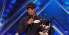 Pato and Ginger The Dog Audience Goes Nuts for Amazing Dog Tricks America's Got Talent 2016
