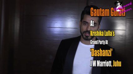 Gautam Gulati At Krishika Lulla's Grand Party At 'Dashanzi, JW Marriott, Juhu