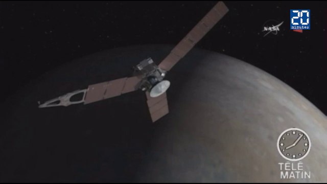 La sonde Juno en orbite autour de Jupiter