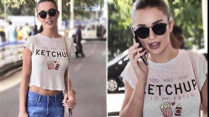 Cannes 2016_ Amy Jackson Hot In Strapless Gown !!