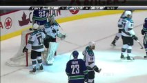 Canucks Vs Sharks - Alex Burrows 5-1 Goal - 11.26.10 - HD