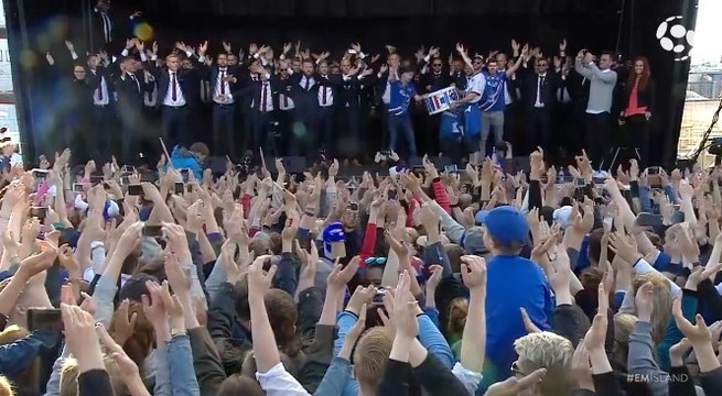 De retour au pays, les joueurs islandais accueillis comme des héros