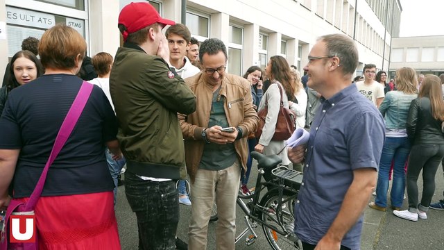 Émotions des élèves à Laon à l'annonce des résultats du BAC