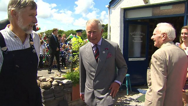 Prince Charles wishes Welsh football team a huge good luck