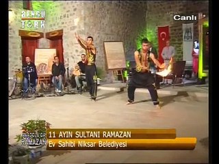 25 07 13 Ateşbaz Gösterisi Chaster ve Özgür Anadolu'da Ramazan Niksar Belediyesi