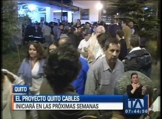 Download Video: El proyecto Quito Cables iniciará en las próximas semanas