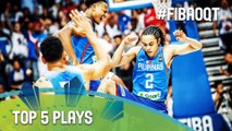 Top 5 Plays - Philippines - Day 1 - 2016 FIBA Olympic Qualifying Tournament