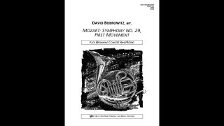 Mozart: Symphony No. 29 First Movement JB89 arranged by David Bobrowitz