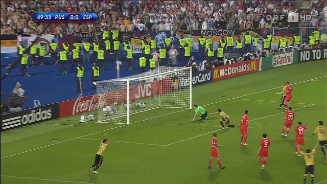 اهداف مباراة اسبانيا و روسيا 3-0 - نصف نهائي يورو 2008