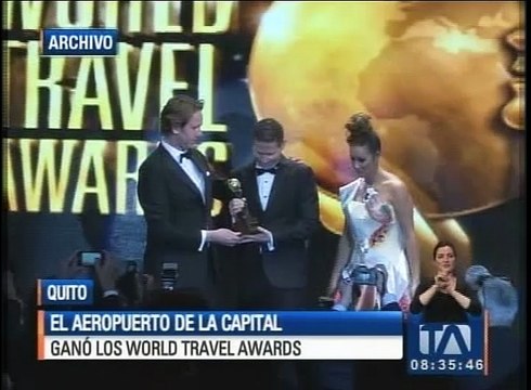 Aeropuerto de Quito ganó los World Travel Awards