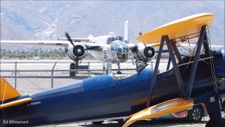 B-25 Flower Drop Palm Springs Air Museum Memorial Day 2016