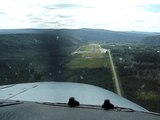 Landing Dawson City Canada Rwy 20 Cockpit View