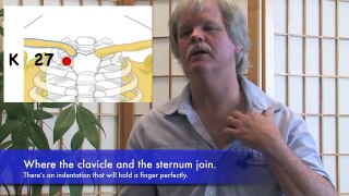 How to Relax the Chest and Calm Breathing - Acupressure Kidney 27