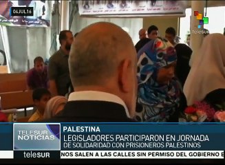 Legisladores palestinos abogan por la liberación de prisioneros