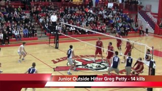 Lewis Men's Volleyball Post Game Highlights vs. Penn State (L, 3-1) (March 22, 2014)