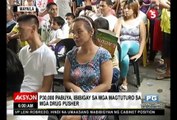 HIGIT 100 DRUG PUSHERS, USERS NA SUMUKO, NANUMPA SA HARAP NG MGA PULIS