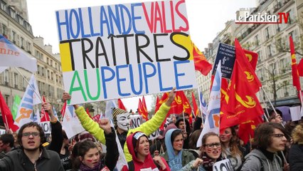 Loi travail : dans le cortège avec l'homme aux 1000 pancartes