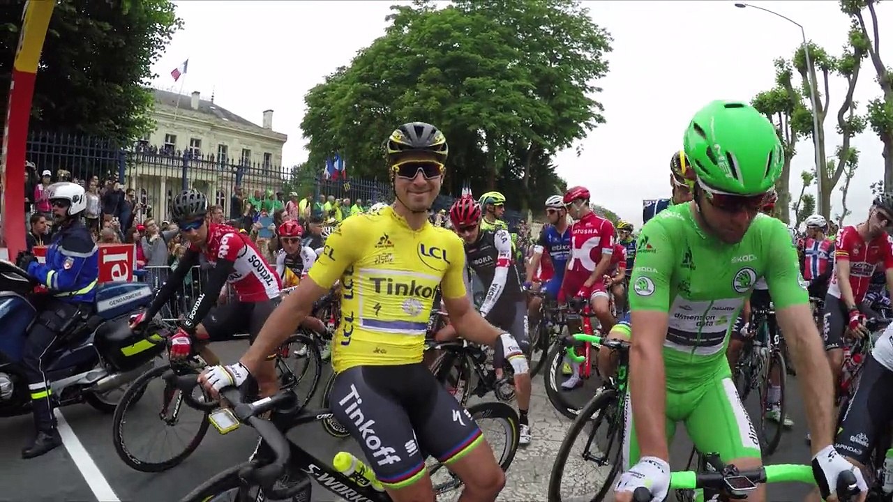 Tour de France 2016 - 4й этап с колёс  (ВИДЕО)