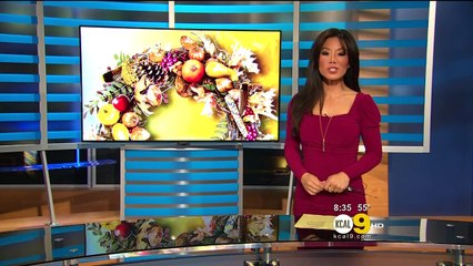 Sharon Tay 2011/11/23 8PM KCAL9 HD; Fuchsia dress