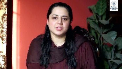 Najia Baig Message On Social Media for Orphan Kids