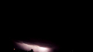Amazing lightning storm over Rybnik Full HD