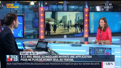 Start-up & Co: Never Eat Alone, une application pour ne plus déjeuner seul au travail - 05/07