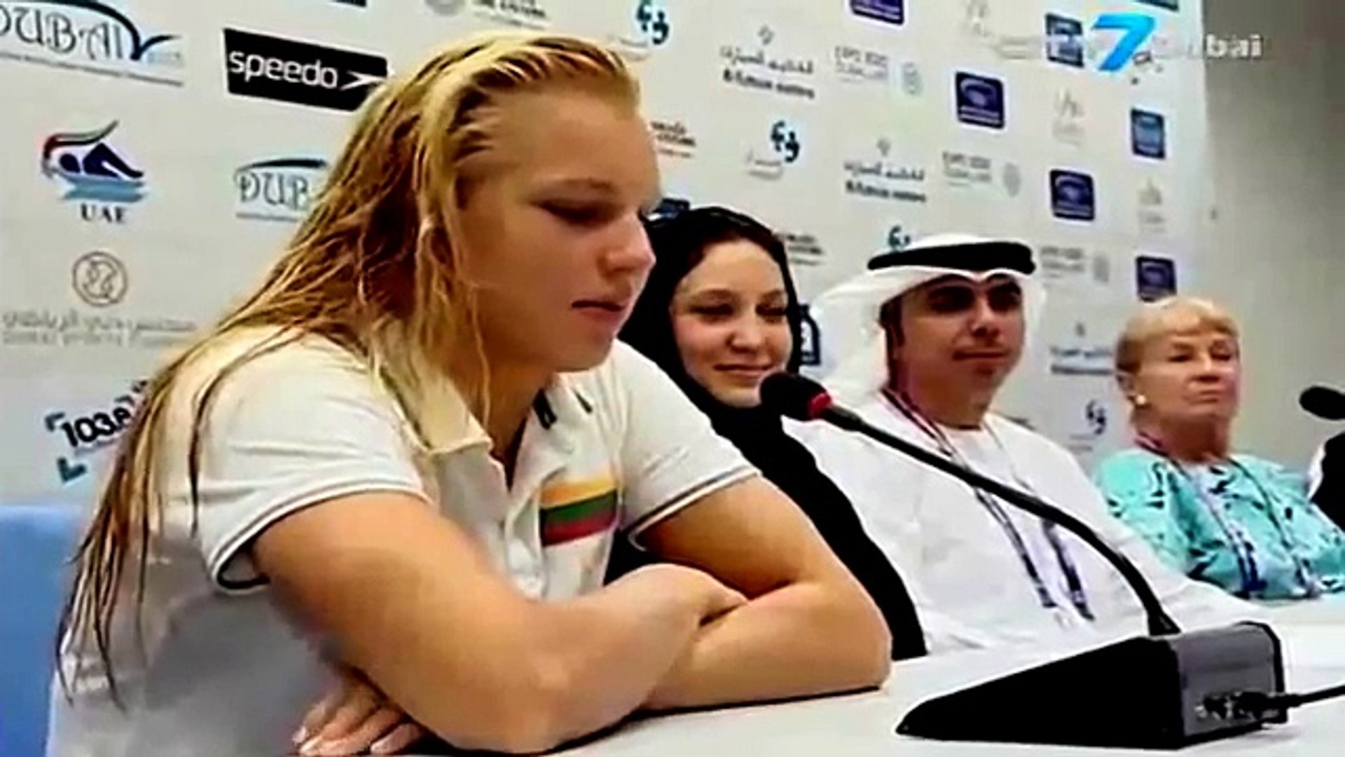 Rūta Meilutytė - Interview City 7 Dubai TV - 2013.08.25