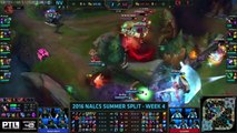 Sneaky gets Ashe Penta Kill to save C9's game!