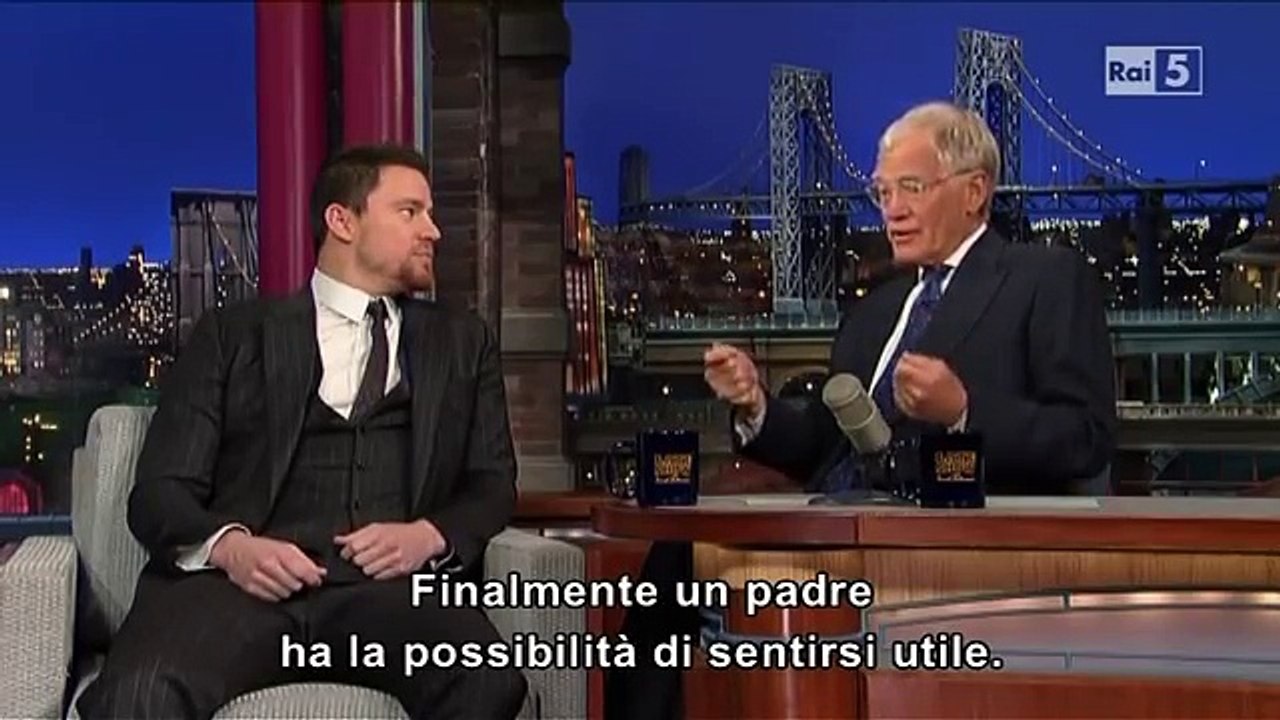 Channing Tatum @ David Letterman Show 25/06/13 SUB ITA