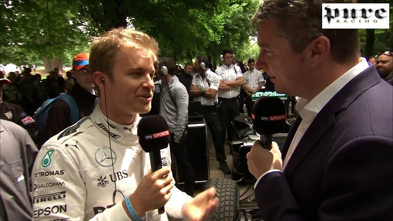 F1 (2016) Lewis and Nico going swimmingly